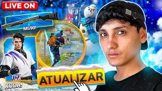 🔥 ELAAA CHEGOUU  NOVA ATUALIZAÇÃO!  🔥FREE FIRE AO VIVO 👻 ONEXT  👻