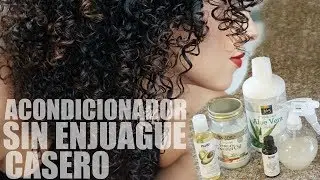 ACONDICIONADOR SIN ENJUAGUE CASERO (DIY Leave-In) | RisasRizos En Español