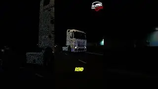 la magie de no&euml;l en mouvement #mercedesbenz  #voituredecollection  #volvotrucks  #dashcam