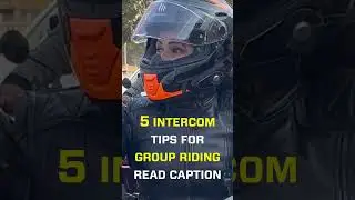 5 Tips for Using Intercom Devices While Riding in Groups