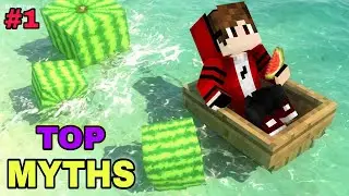 Top 5 Mythbusters In MINECRAFT| MINECRAFT Myth #1| In Hindi