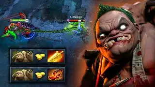 Brutal Burn Damage Pudge🔥30Kills Radiance + Overwhelming Blink Raid Boss Build Rampage Dota 2