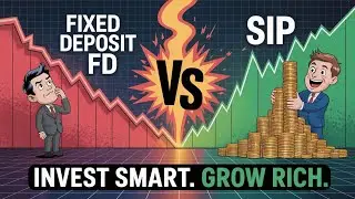 SIP Vs FD | कहां मिलेगा ज़्यादा फायदा? Fixed Deposit या SIP | sip kya hai in hindi 2025