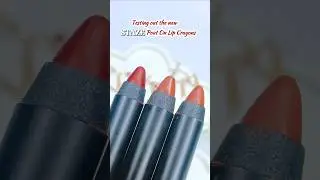 STAZE Viral Matte Lip Crayons| Transfer Proof 3 in 1 Lipstick Swatches #lipstick #ashortaday