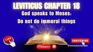 Leviticus Chapter 18 | Sexual Purity & Holiness Laws | Old Testament Bible Reading (Audio KJV)