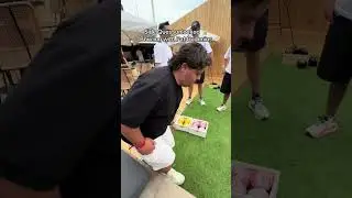 Bowling line and length with the Aussie skipper Balance #cricket #lawnbowls #ausopen