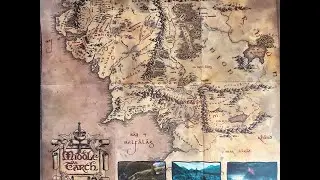 ASMR Whisper / The Lord of the Rings / The Hobbit /  Middle Earth Map / #lotr #middleearth Video