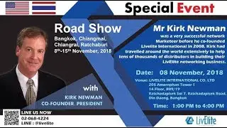 LivElite President's Thailand Road Show (8th - 15th November 2018)