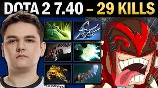 Bloodseeker &mdash; профессиональный керри с гарпуном и Мьёльниром &mdash; геймплей в Dota.