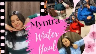 Myntra Winter wear Haul 2025💕 Cozy & Affordable Sweaters Under ₹1000 | Honest Try on Review | Ishika