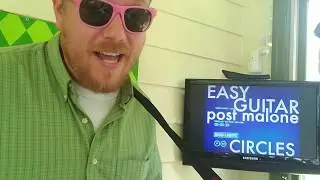 Post Malone - Circles // easy guitar lesson tabs easy chords strumming tutorial beginner lesson