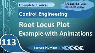 Root locus Plot Explained with Animations: Rules, Steps, Procedure, and Solved Example 11