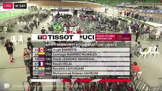 2021 UCI Track Cycling Nation Cup Cali| Men&rsquo;s Keirin Heat 2