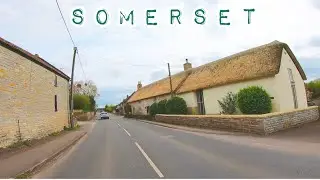 Drive with us 14/4/24 Othery - Westonzoyland - Othery - Aller rural Somerset England UK GoPro