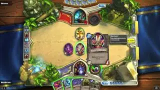 Hearthstone Beta - WildKarrde the Warlock vs. Shinron the Shaman