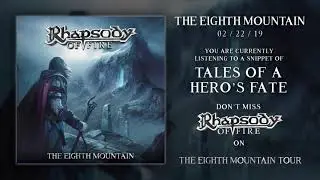RHAPSODY OF FIRE - Tales Of A Hero's Fate (From The Eighth Mountain) - SNIPPET