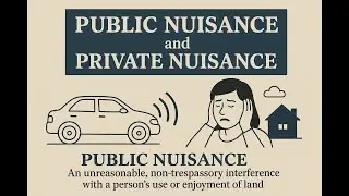 3.8 Public vs Private Nuisance | Special Damage Rule + Case Laws (Classic Judgments)