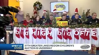 Greater Lakes Region Children's Auction is underway