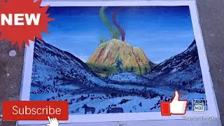 kailash parvat  painting #teerthyatra#ajeet art