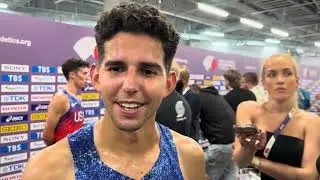 Грант Фишер, заняв 8-е место в беге на 5000 метров на чемпионате мира, пытался контролировать гон...