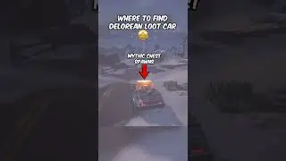 WHERE TO FIND EVERY MYTHIC DELOREAN LOOT CAR LOCATION🤩 #fortnite