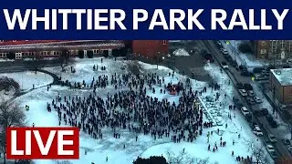 LIVE | Rally at Whittier Park after Minneapolis fatal shooting involving federal agents