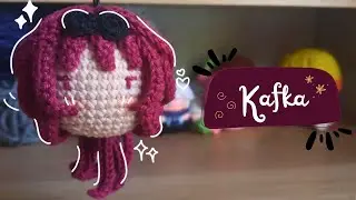 How to Crochet Kafka Crochet Head Keychain | Honkai: Star Rail DIY Tutorial Kafka