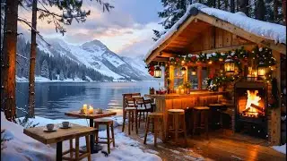 Beautiful Winter Jazz Piano Music ❄️ A Warm Winter Cafe Atmosphere for Relax, Focus & Study