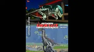 Mutadon Vs Therizinosaurus #jurassicblocky #wisedit