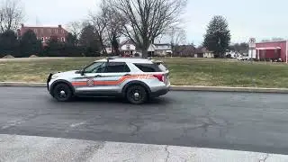 Lafayette Fire Co Engine 63 Duty Officer 63 and Tower 63 Returning #fyp #youtubevideos #firetruck 