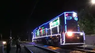 Locomotora navideña de Transap D-3051 viaje Los Lirios - Requinoa - Rancagua 🎅🎄