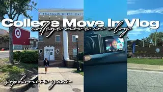 VLOG: COLLEGE MOVE IN DAY | SOPHOMORE YEAR | HAMPTON UNIVERSITY | Cianna Renee