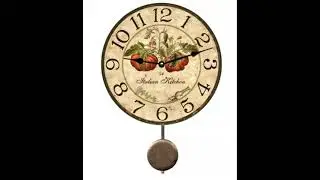 Italian Decor - Italian Kitchen Clock
