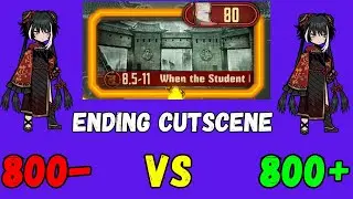 8.5-11 Ending cutscene - Stats below vs above 800 - Limbus Company