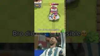 Ice golem destroys tower by itself for the first time #clashroyale #royalchef  #shorts