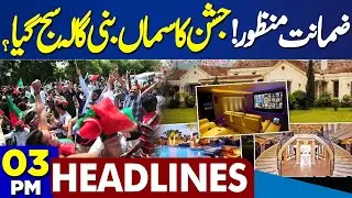 After August 5 Protest | Bail Granted | PTI Celebrate | Imran Khan | Adiala jail | 3PM Headlines