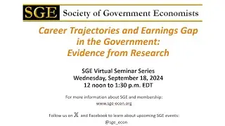 Career Trajectories and Earnings Gap in the Government: Evidence from Research