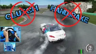 Back To Basics Assetto Drifting - Drifting a Automatic transmission with no handbrake
