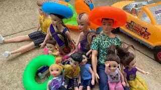 Barbie Doll All Day Routine In Indian Village/ Rain Dance /Part-35 #moralstories 