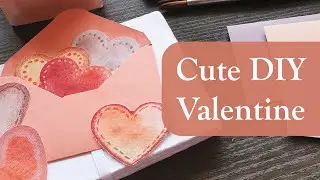 Easy DIY Watercolor Cards for Valentines Day