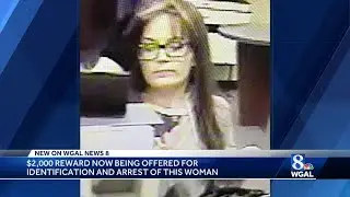Reward being offered for help identifying bank robber