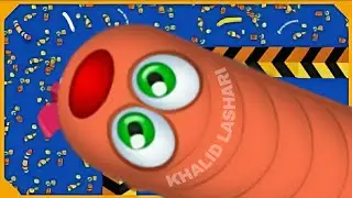 Wormszone Magic🐍 Game play #Short #snack #worms #youtubeshort #slitherio#wormatio#games