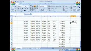 Ms Excel 2007 Class 1