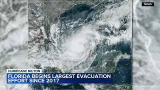 Hurricane Milton: Florida begins largest evacuation effort since 2017