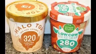 Halo Top vs Simple Truth: Sea Salt Caramel Cream Comparison