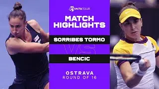 Sara Sorribes Tormo vs. Belinda Bencic | 2021 Ostrava Round of 16 | WTA Match Highlights