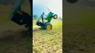 john deere tractor stunt video