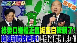 綠委口嫌體正直