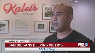 San Diegans Helping Maui Fire Victims