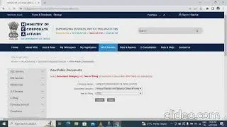 How to order company financials through the MCA portal (in Hindi) #trending #viral
